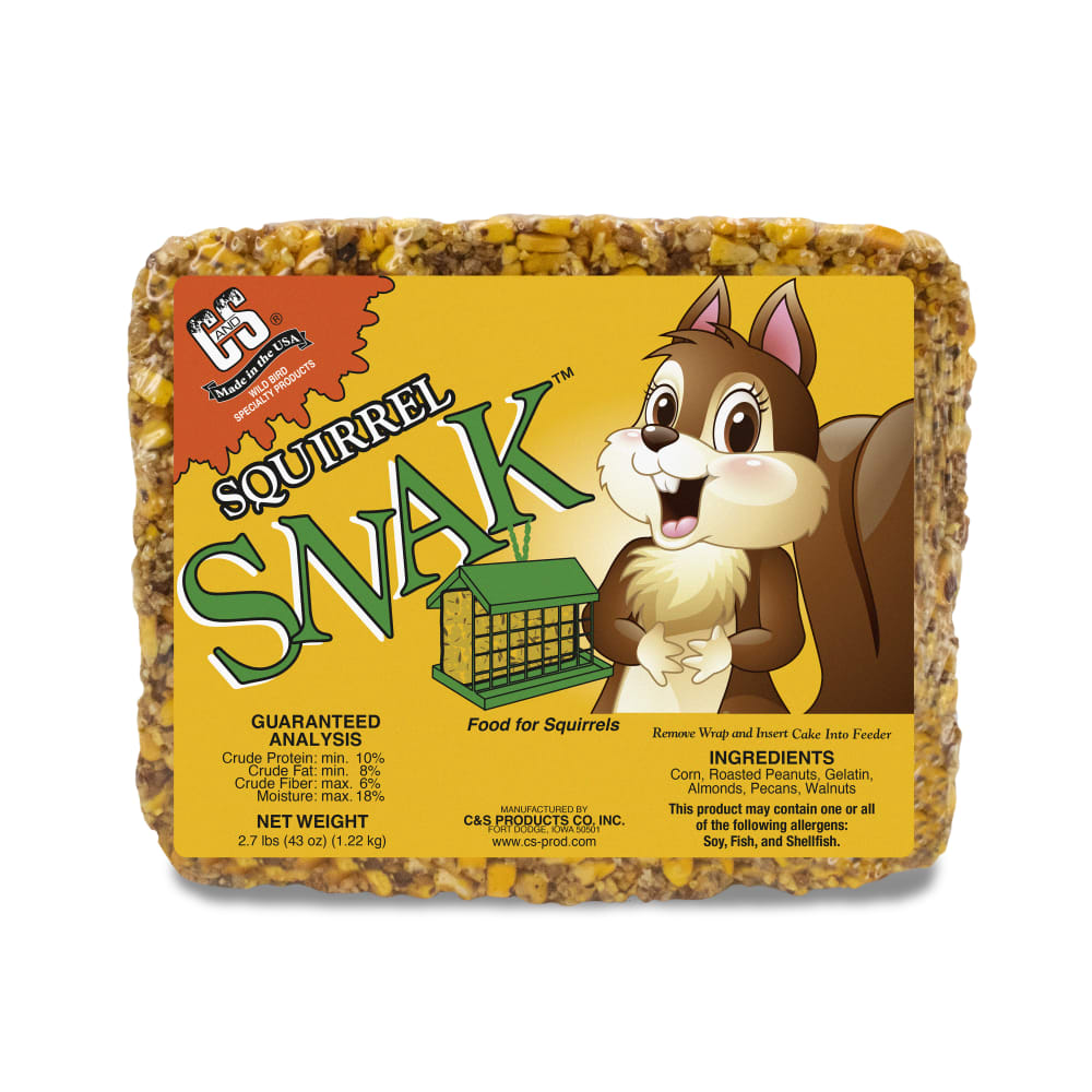 Retail packaging for C&S  Squirrel Snak Seed Cake