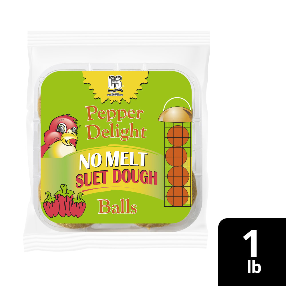 Retail packaging for C&S Hot Pepper Delight no melt suet dough balls