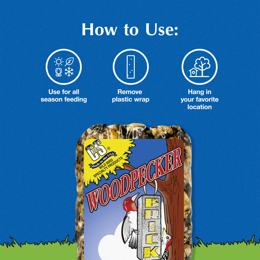 Directions for use for C&S Woodpecker Brick