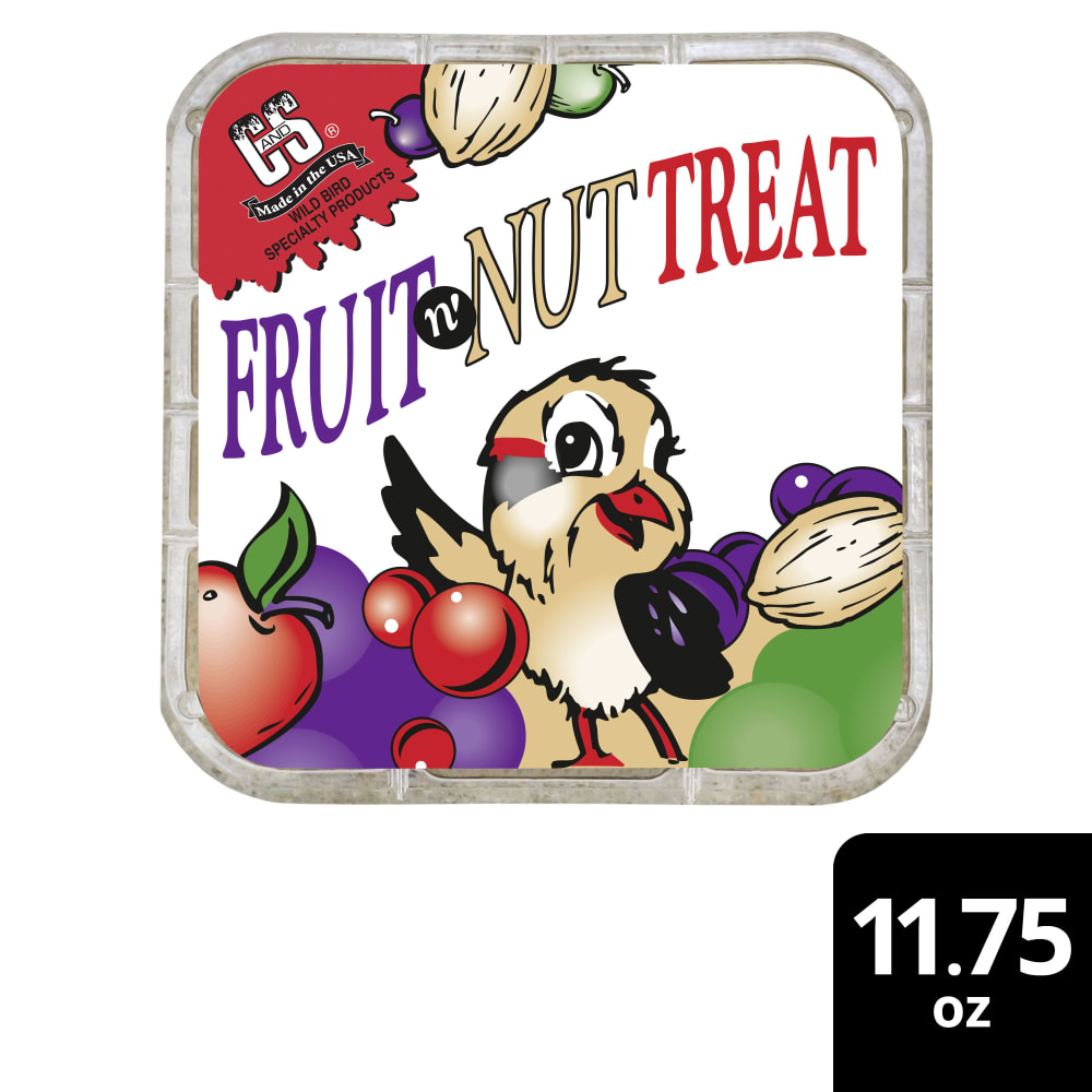 Retail packaging for C&S Fruit n' Nut Suet Treat