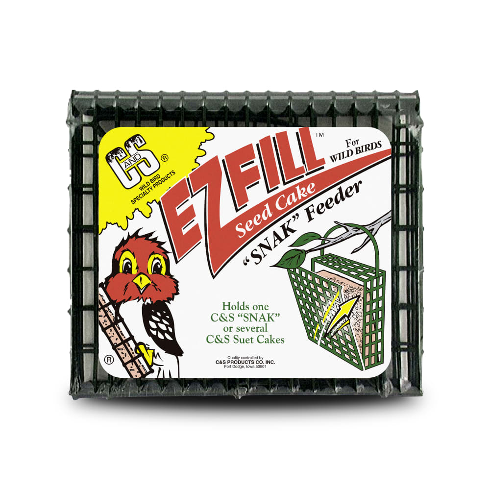 Retail packaging for C&S  EZ Fill Seed Cake Snak Feeder
