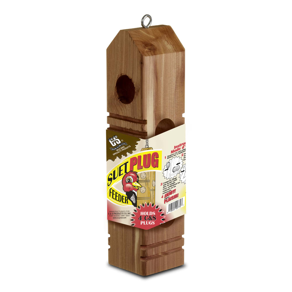 Retail packaging for C&S Suet Plug Feeder